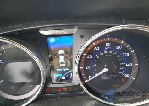 2015 Hyundai Sonata Hybrid из США, поврежденный, VIN KMHEC4A41FA131653